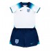 England Barnkläder Hemma matchtröja till baby VM 2022 Kortärmad (+ Korta byxor) Billigt